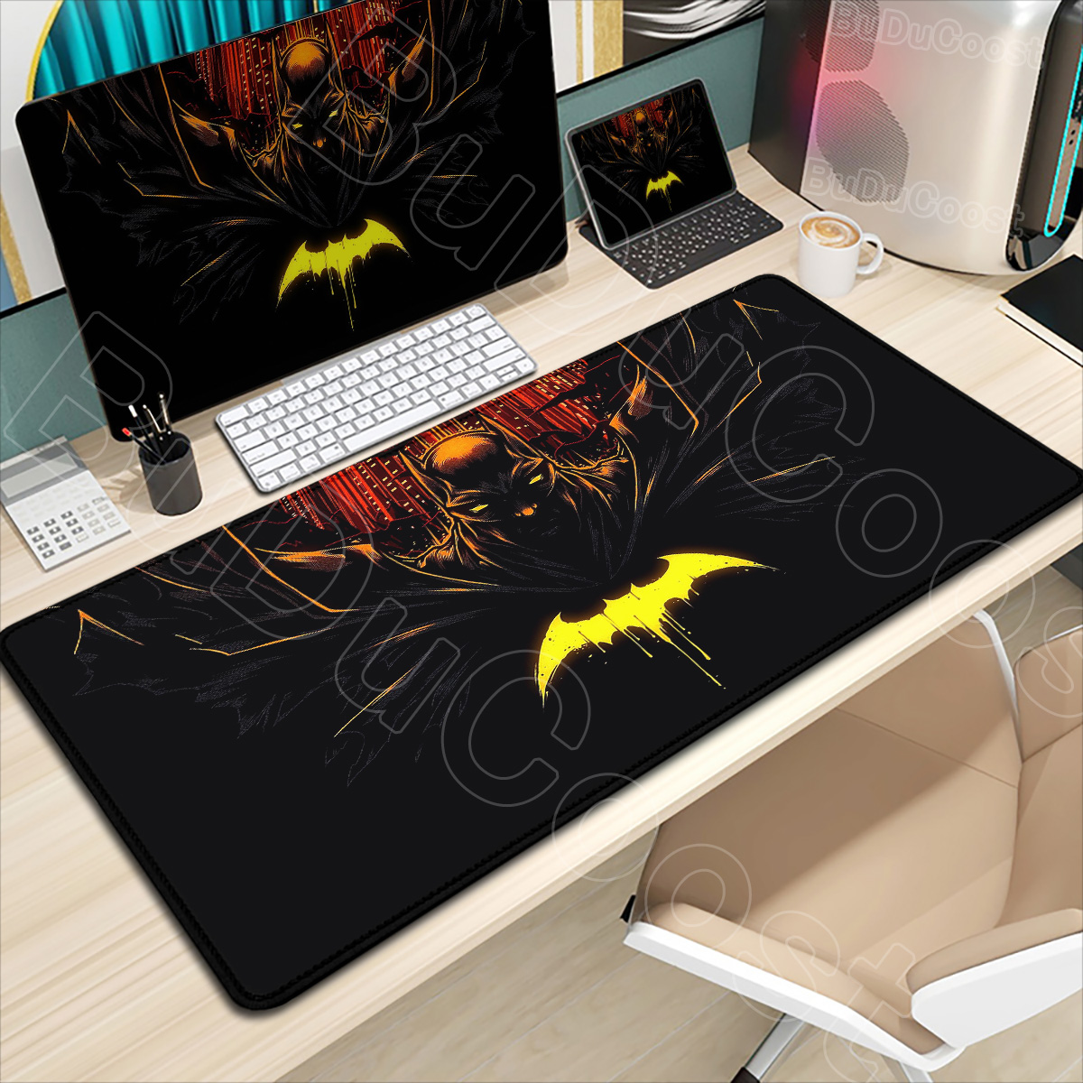 Gaming Keyboard Higround - B-Batman Mouse Pad HD Large Gaming