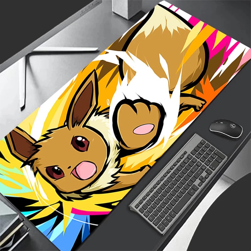 Gaming Keyboard En Mouse - P-Pokemon Eevee Anime Gaming Mouse Pad,