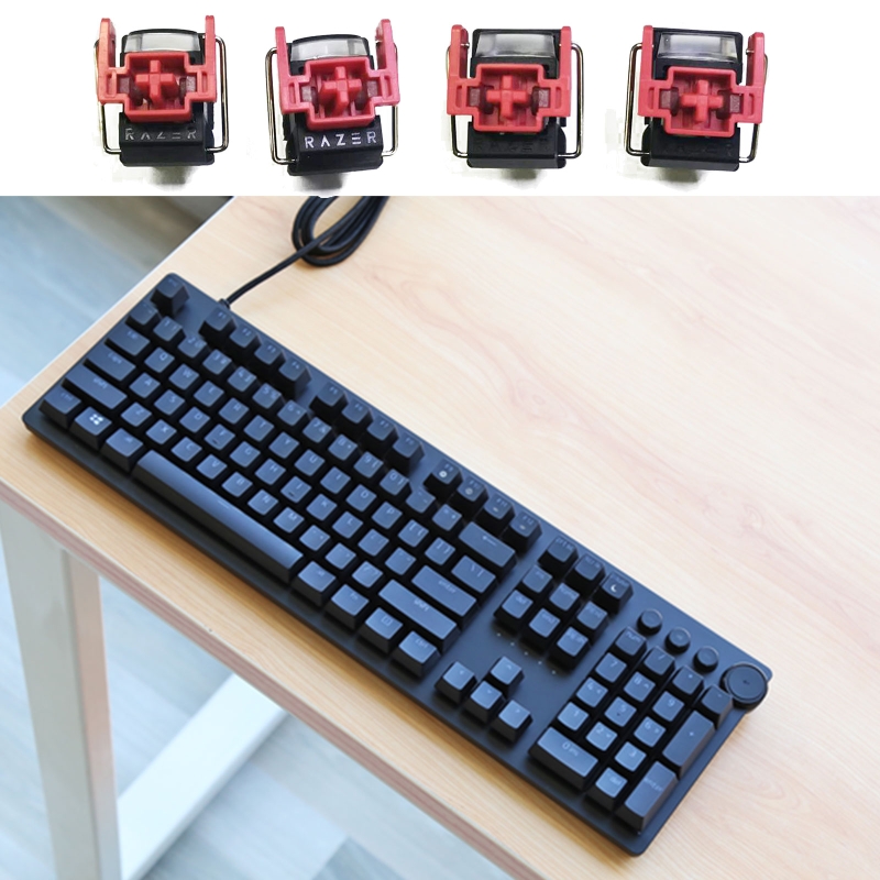 Gaming Keyboard Ergo - 4 V2 Slient Liner Đỏ Công