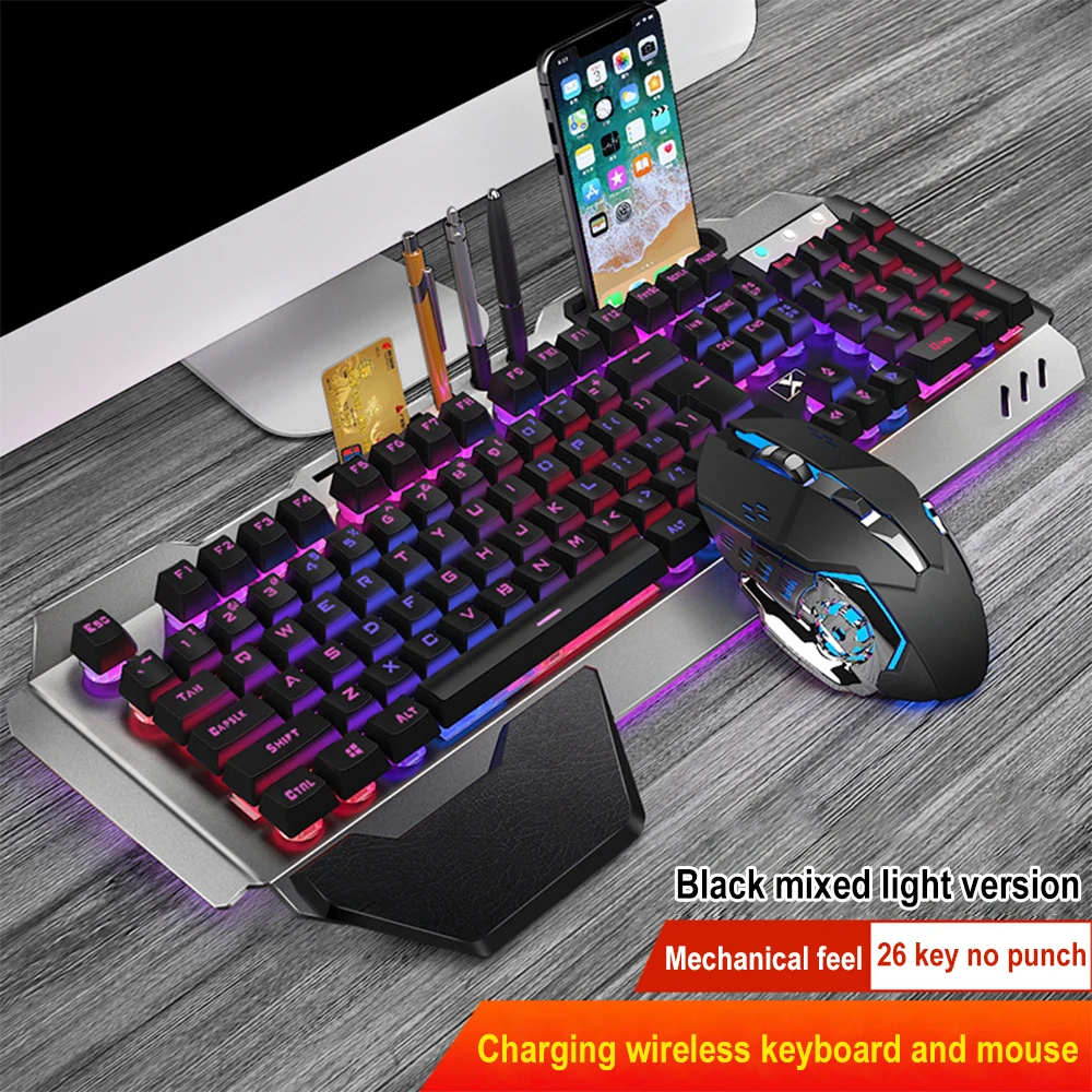 K680 Rechargeable 2.4G wireles - đánh giá và giá Gaming Keyboard Mini