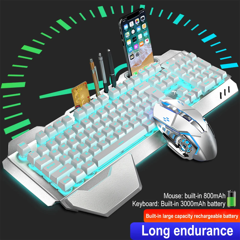 K680 Rechargeable 2.4G wireles - đánh giá và giá Gaming Keyboard Mini