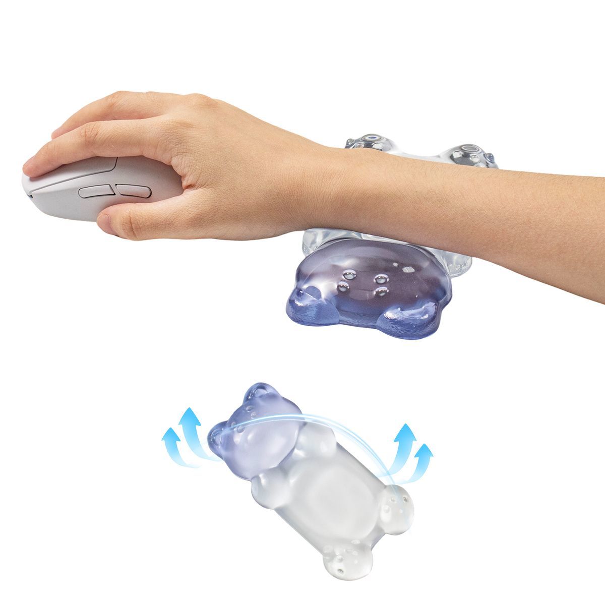 Cute Bear Shape Wrist Rest Tra - đánh giá và giá Gaming Keyboard No Number Pad