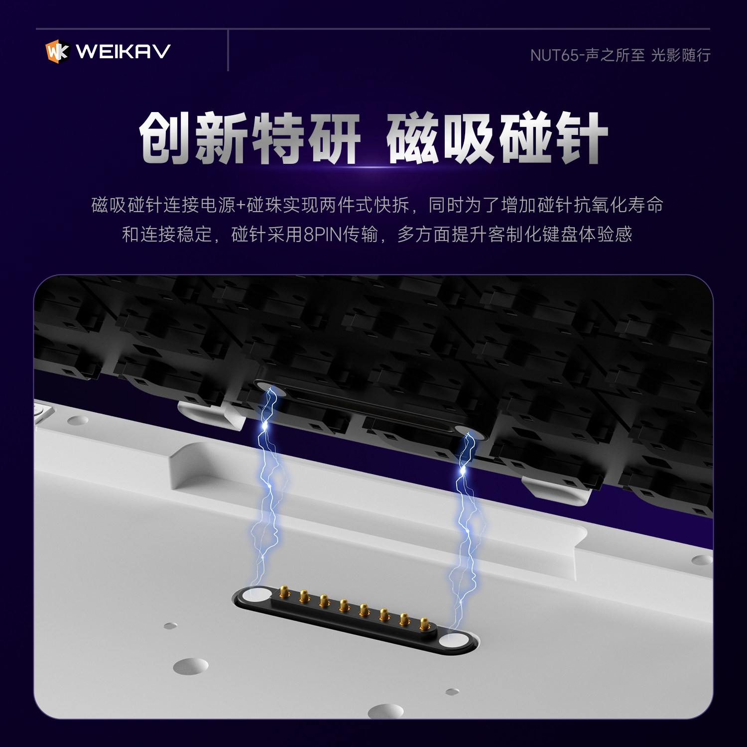New Weikav Nut65 Aluminum Mech - đánh giá và giá Gaming Keyboard Ergo