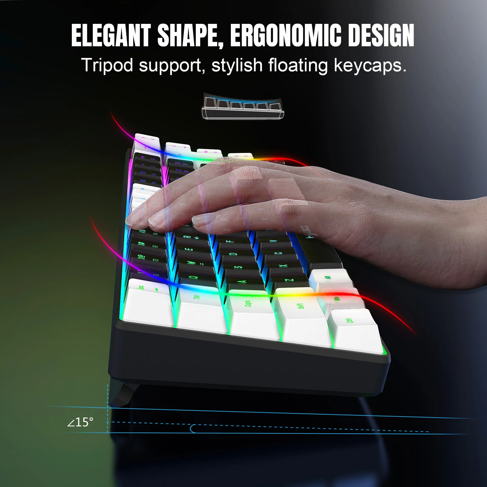 Keyboard and Mouse Combo Backl - đánh giá và giá Gaming Keyboard Mini
