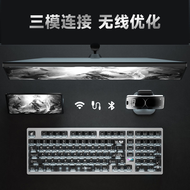 Weika Max102 Aluminum Case Wir - đánh giá và giá Gaming Keyboard Ergo