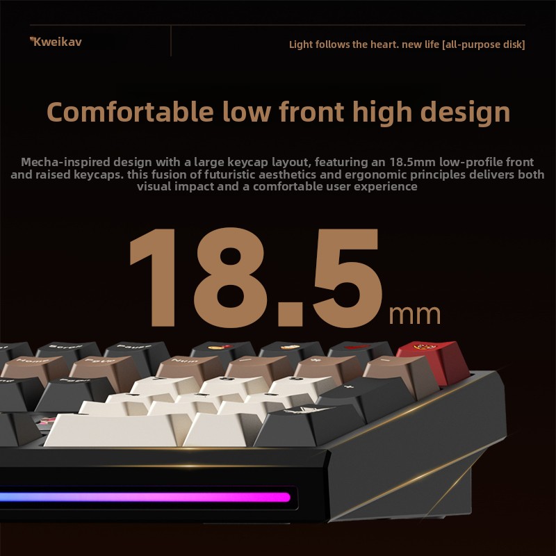 WEIKAV NUT108 Mechanical Keybo - đánh giá và giá Gaming Keyboard Ergo