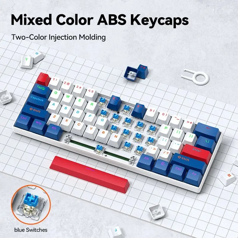 T-WOLF T60 61Key Mechanical Ga - đánh giá và giá Gaming Keyboard Not Typing