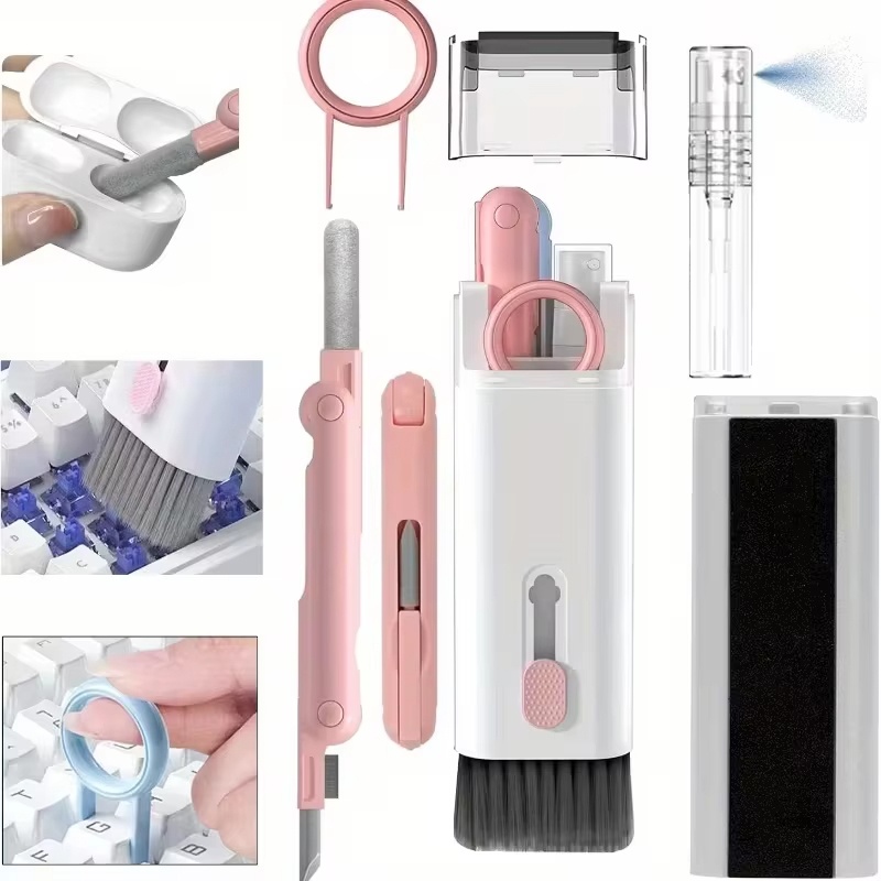 7 In 1 Earphone Cleaner Brush  - đánh giá và giá Keycap Puller Ring
