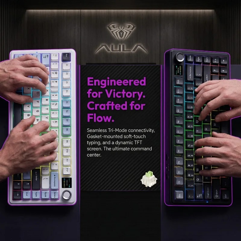 AULA F75 Max Mechanical Keyboa - đánh giá và giá Gaming Keyboard Ergo