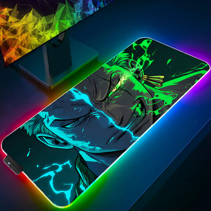 ONE PIECE Zoro Mouse Pad RGB G - đánh giá và giá Gaming Keyboard En Mouse