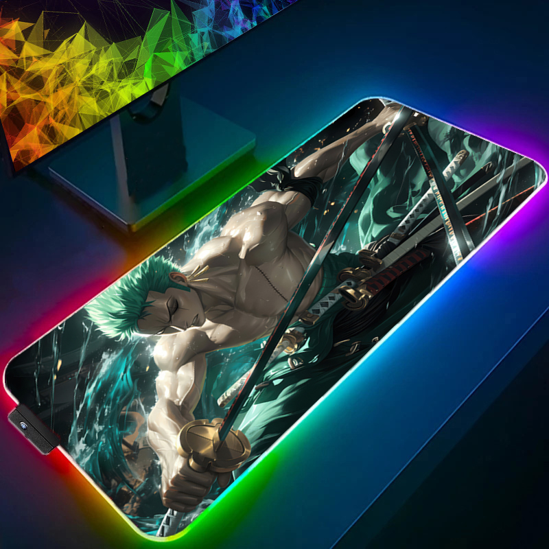 ONE PIECE Zoro Mouse Pad RGB G - đánh giá và giá Gaming Keyboard En Mouse