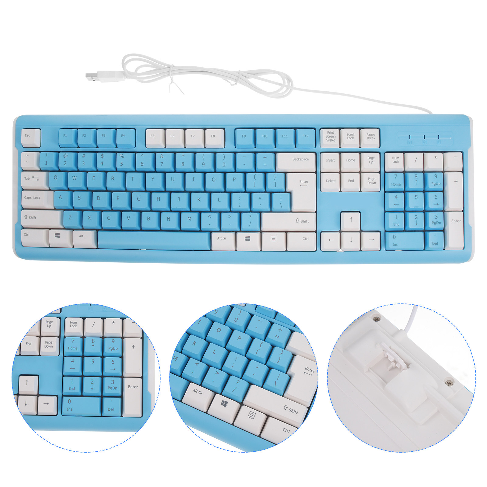 USB Wired Gaming Keyboard ABS  - đánh giá và giá Gaming Keyboard No Number Pad