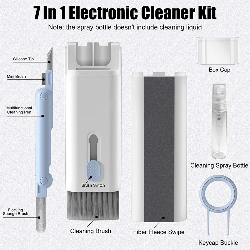 7 in 1 Computer Keyboard Clean - đánh giá và giá Keycap Puller Ring